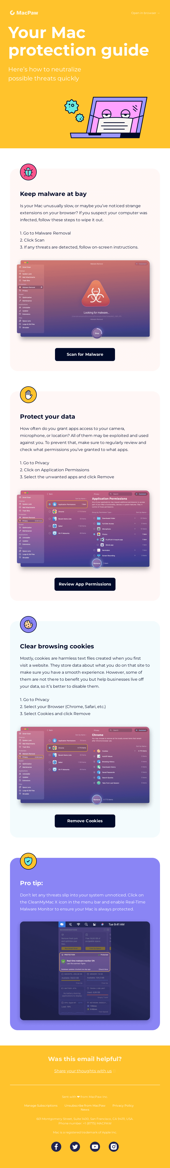 Keep your Mac safe & private