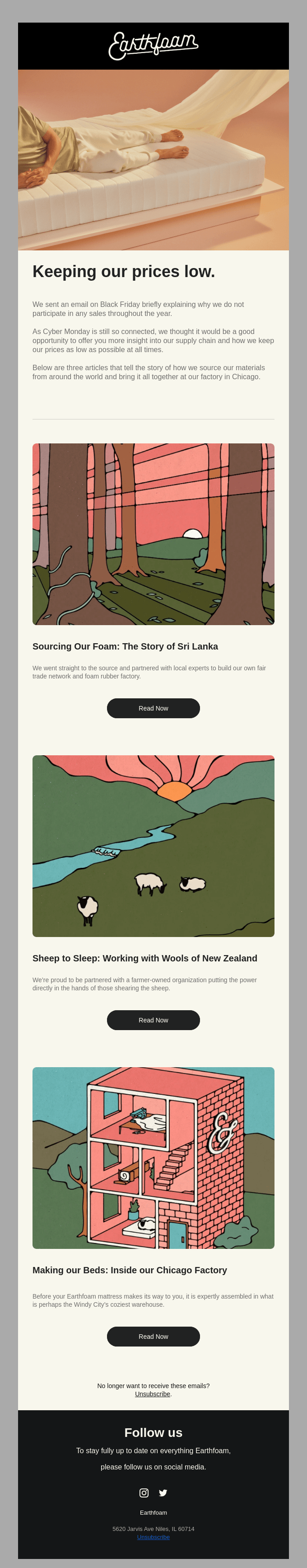 Keeping our Prices Low... Every Day