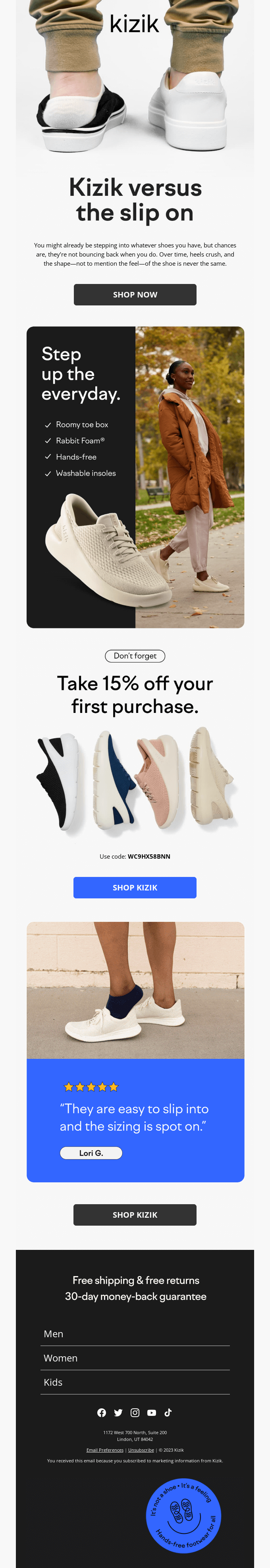 Kizik vs. your old shoes