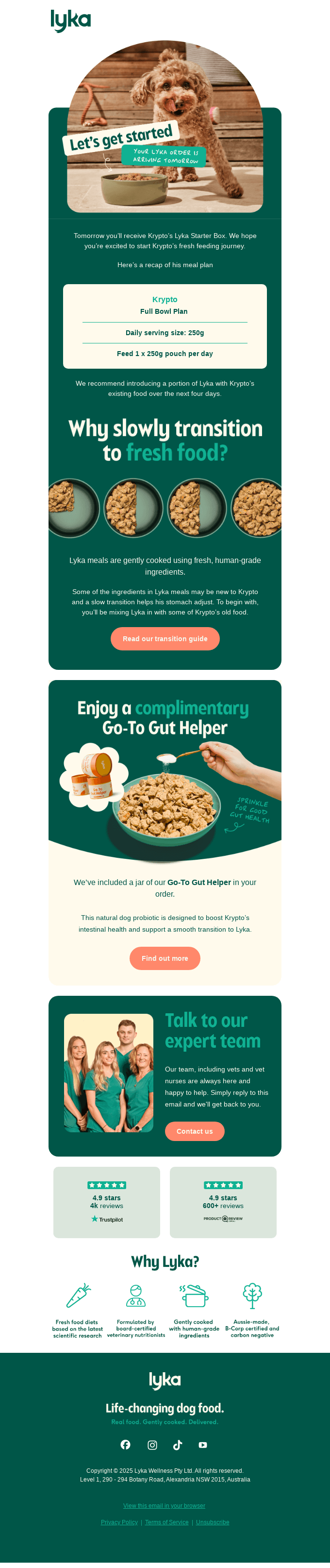 Krypto's first order arrives tomorrow! 🚚