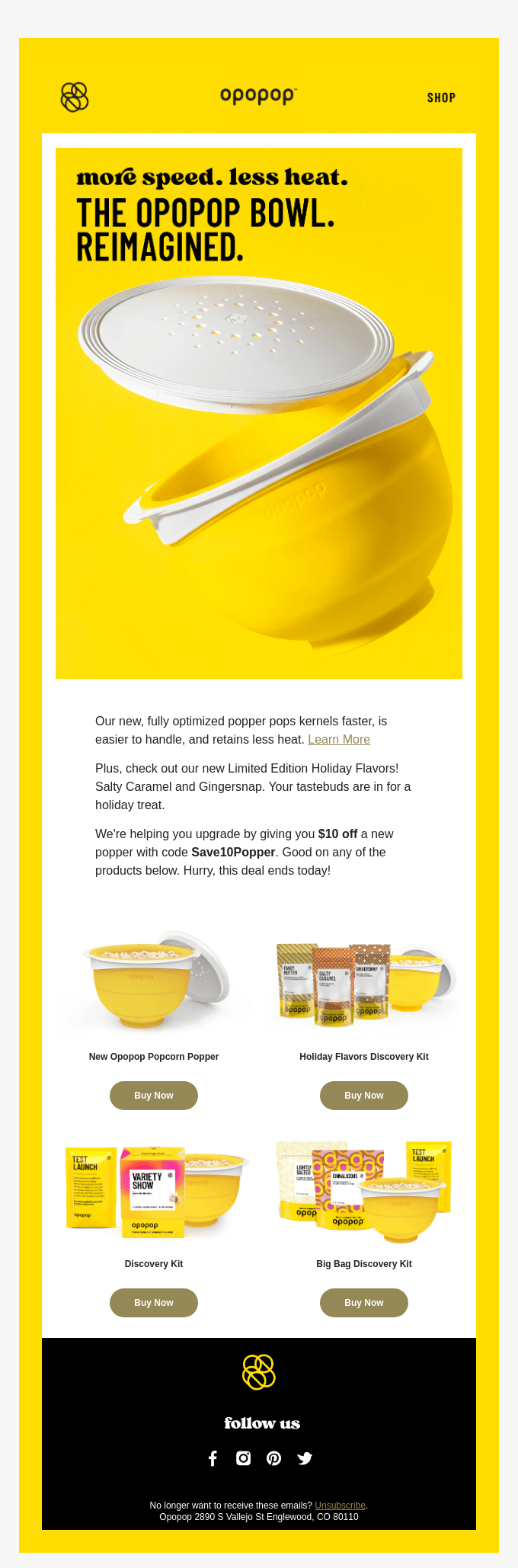 Last Chance: 40% Off Our Newly Optimized Bowl!