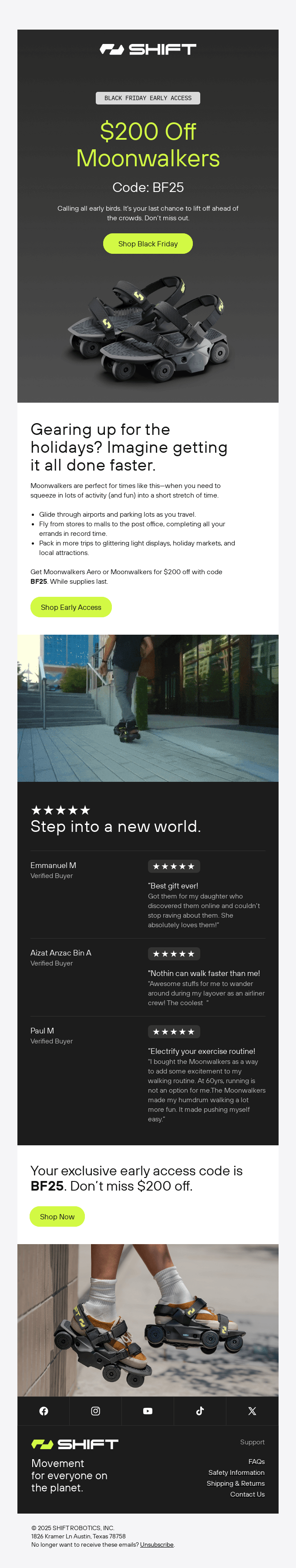 Last chance: secure your Moonwalkers