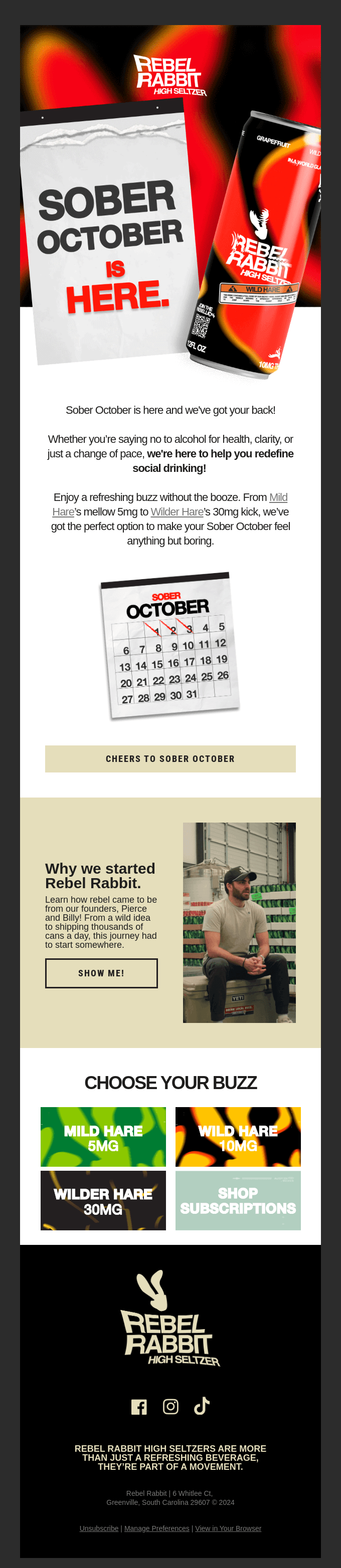 🐇 Let's Crush Sober October Together!