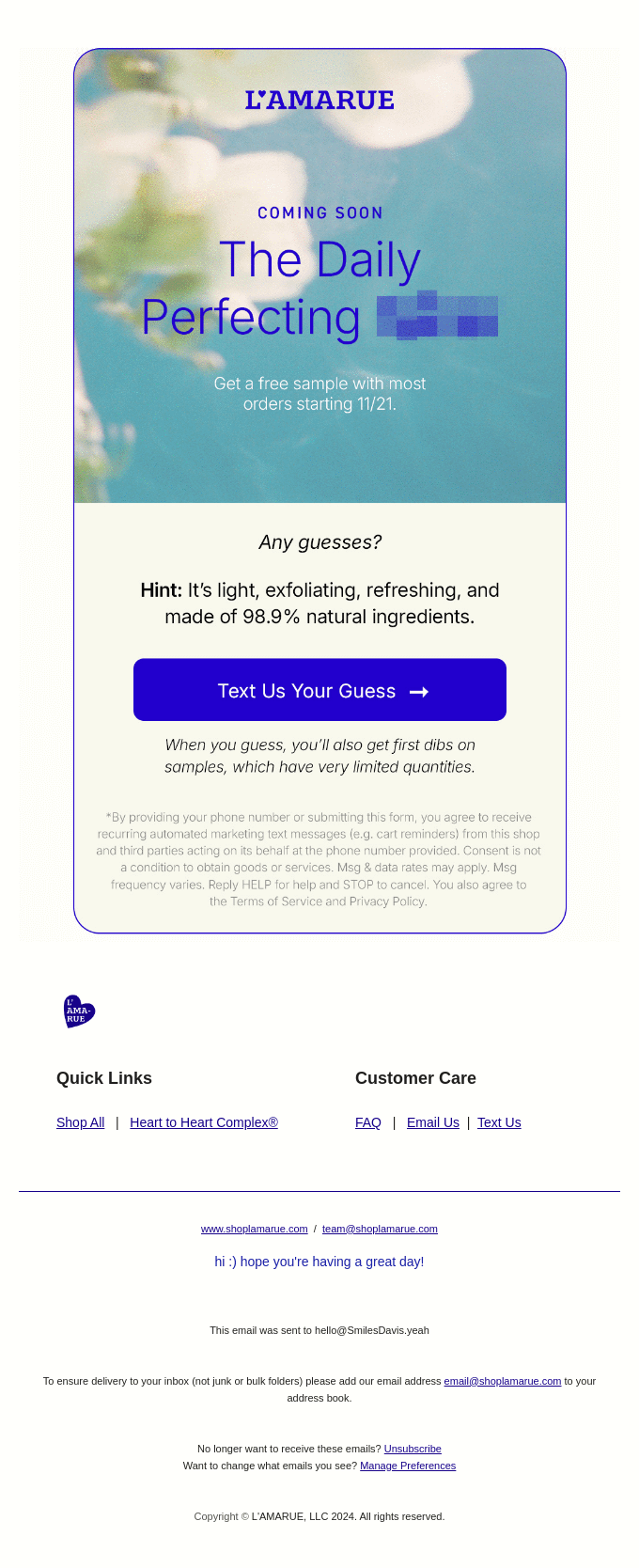 💧 Light. Exfoliating. And NEW...