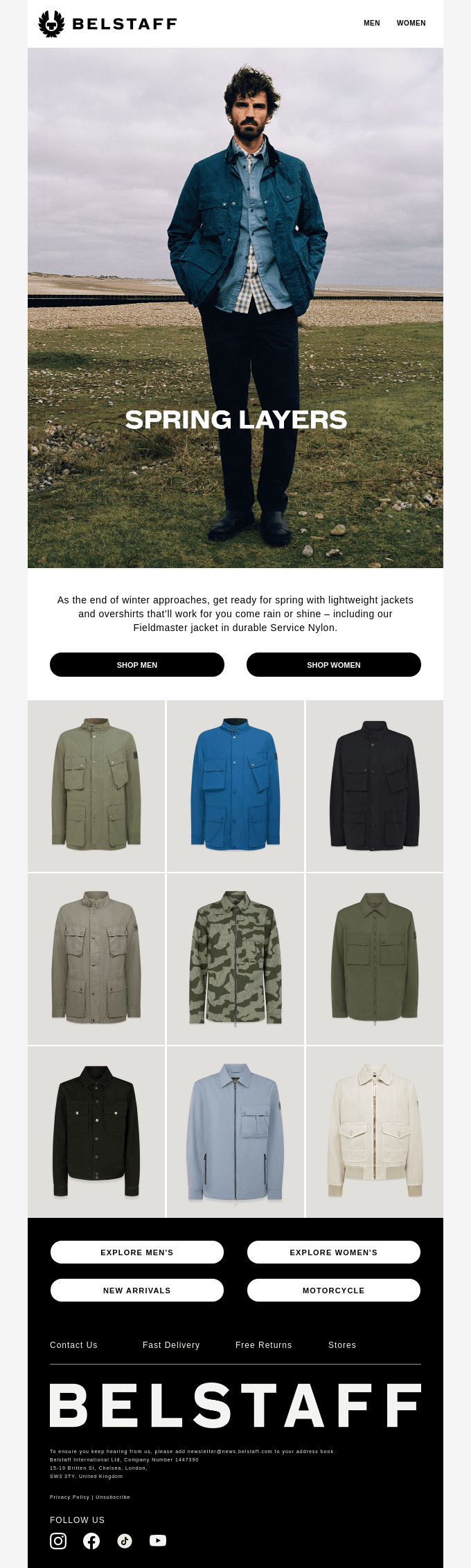 LIGHTWEIGHT LAYERS FOR SPRING