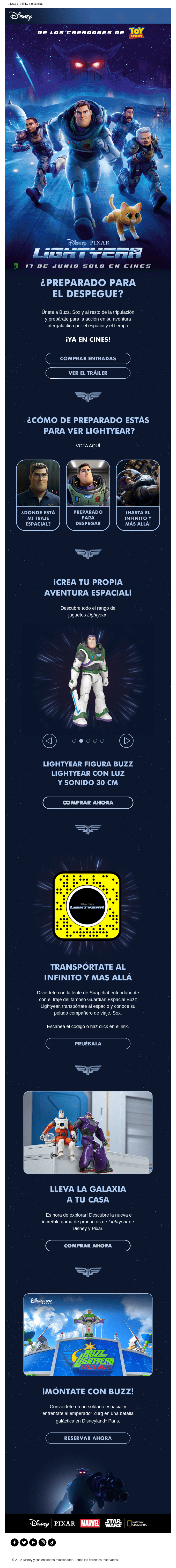 Lightyear, from Disney and Pixar, now in theaters!