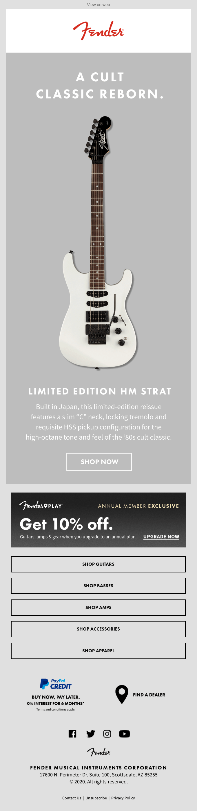 Limited Edition HM Strat