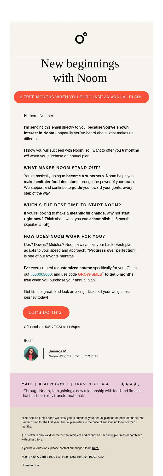 Limited time only: 6 months off your annual plan with code  GROW-SMLS