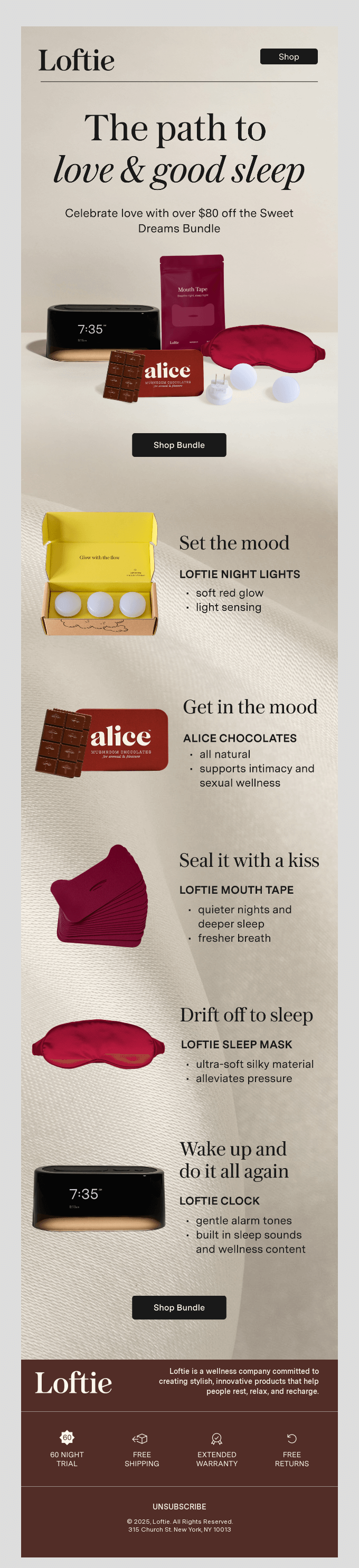 Love (and great sleep) start here ❤️