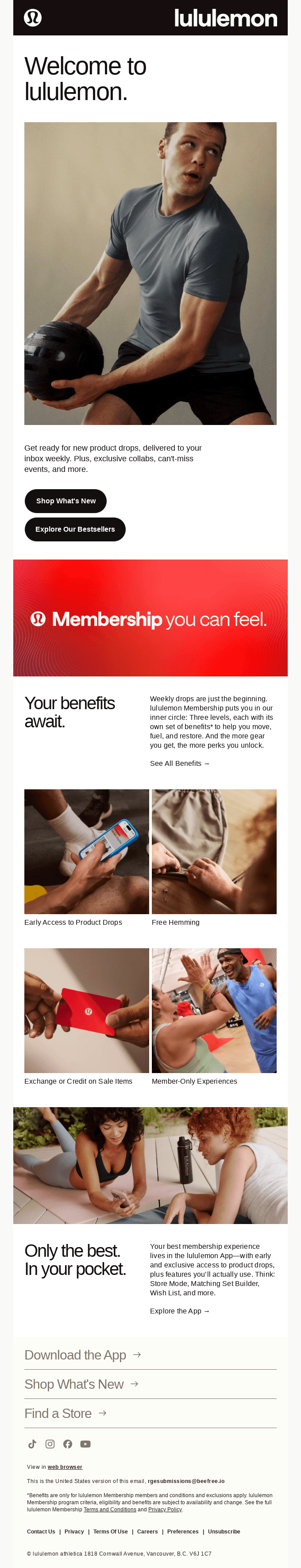 You're in. Now for the good stuff.