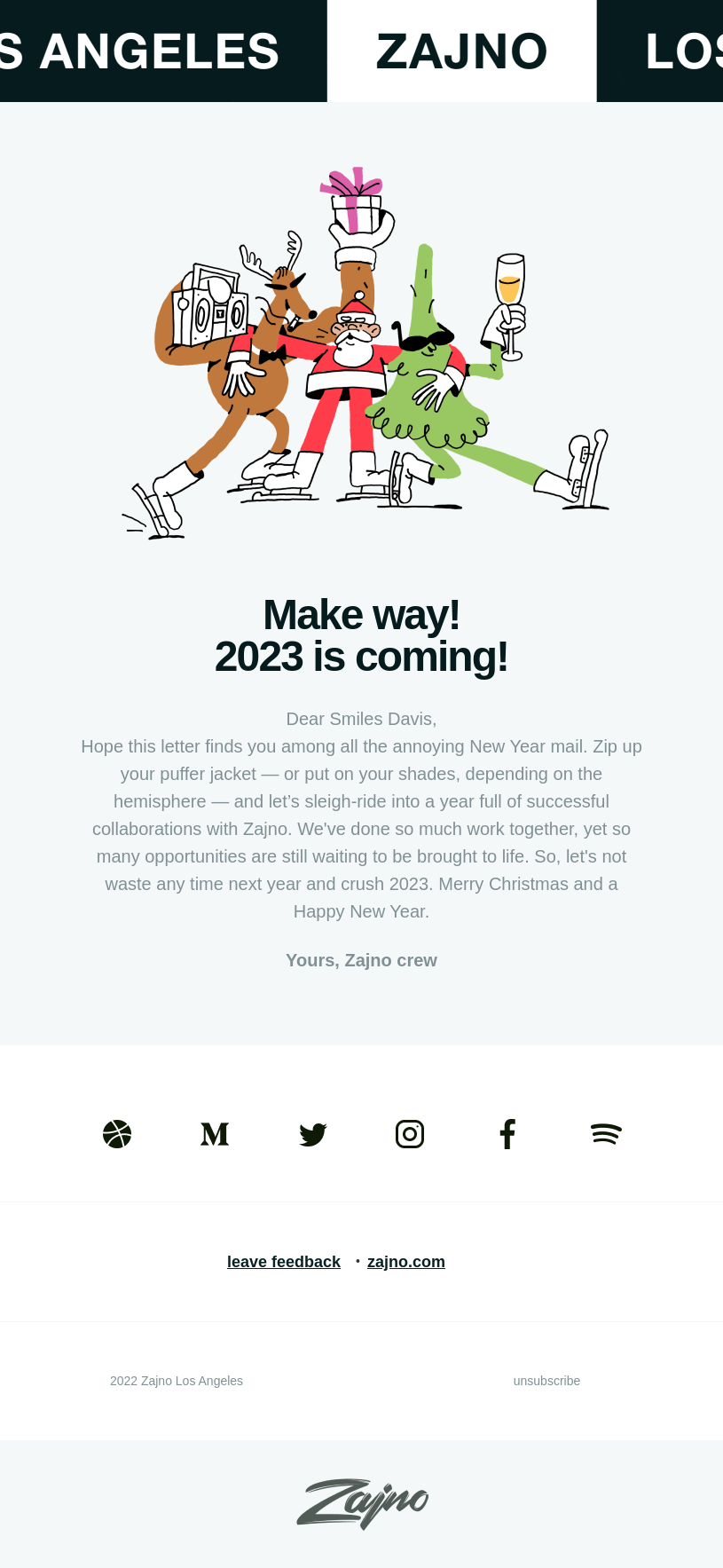 Make way! 2023 is coming!
