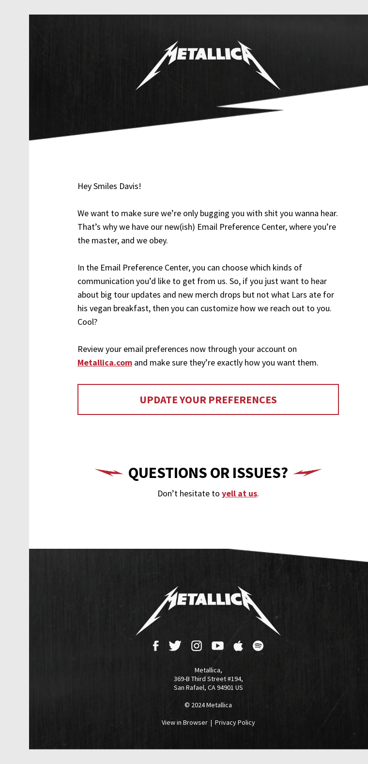 Master Your Preferences