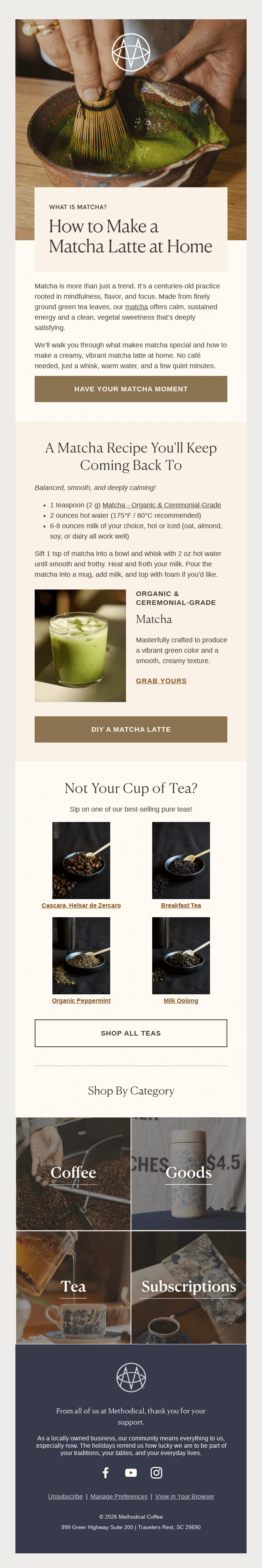 ☕ Matcha's Having Its Moment