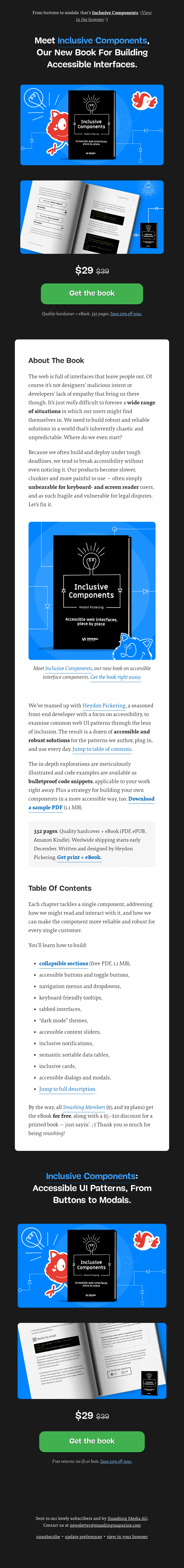 Meet "Inclusive Components", our new printed book for building accessible interfaces.