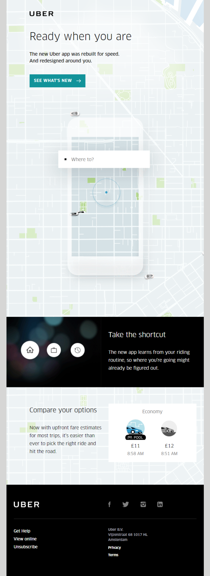 Meet the new Uber app