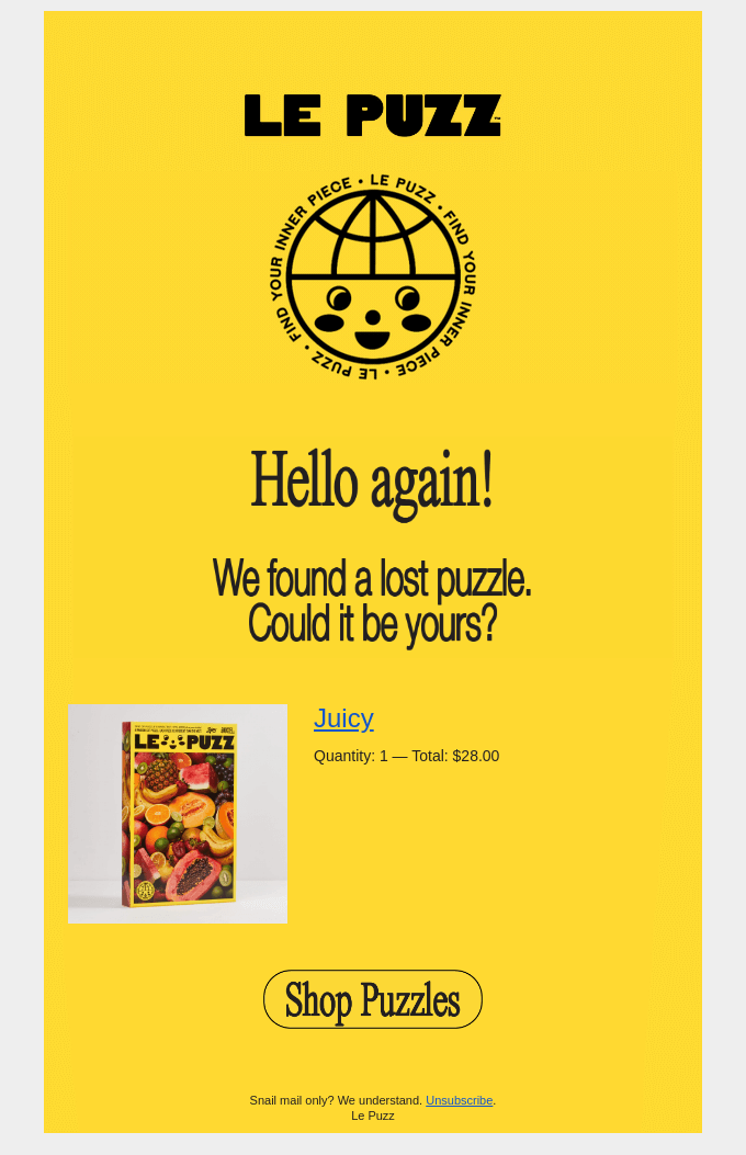 Missing a puzzle?