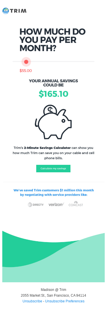 ✂️ Find out how much you could save on Bills with Trim