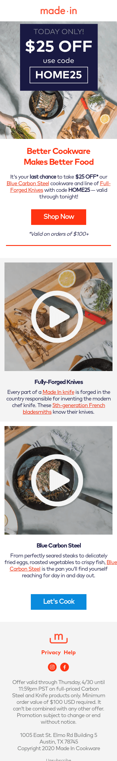 😱 It's your last day for $25 OFF!