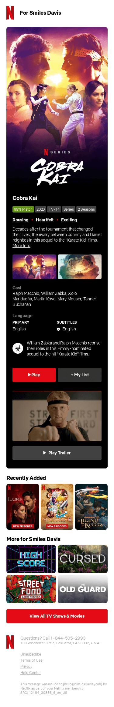 ✨ NEW suggestion because you watched Project Power