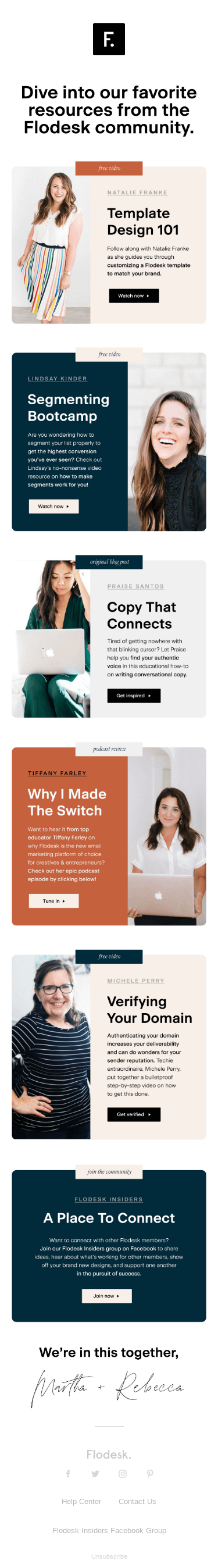 👉 Our favorite tutorials from the Flodesk community