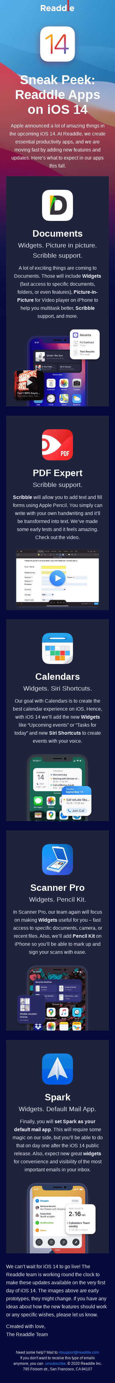 🚀 Readdle apps iOS 14 Sneak Peek