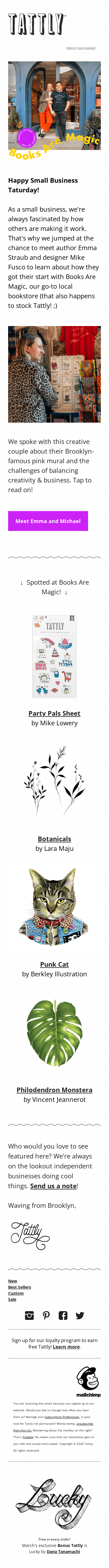 ❤️ Small Business Taturday