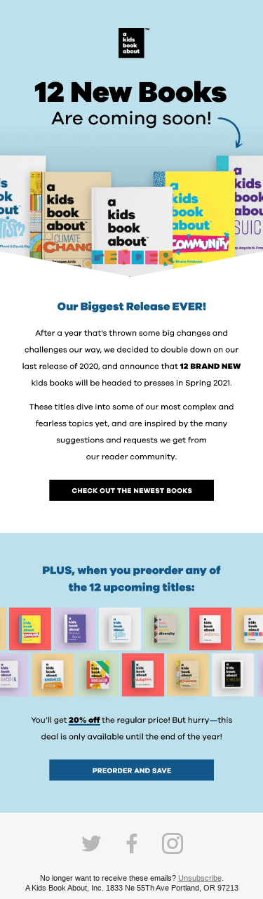 👀 SNEAK PEEK! We’ve Added 12 New Books