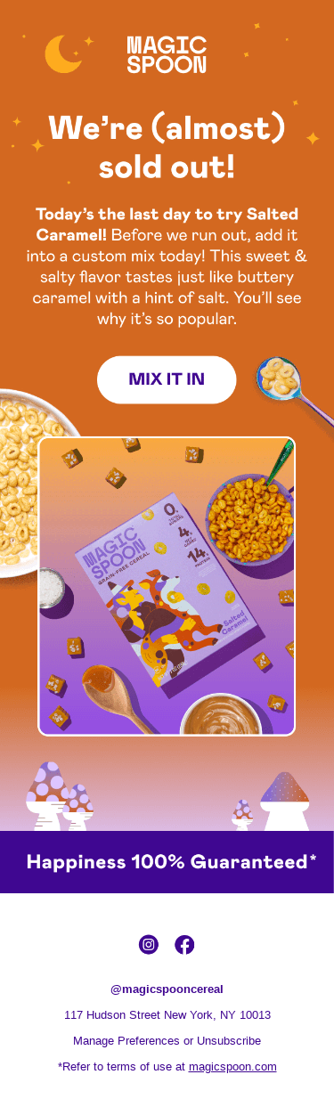 (1) day left: Salted Caramel 👀