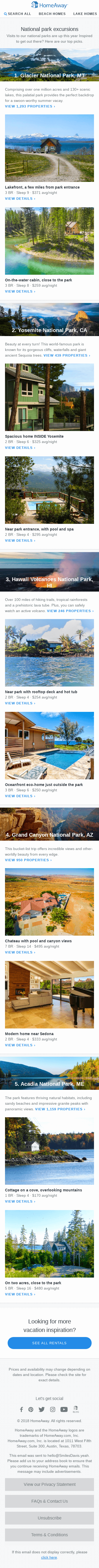 10 amazing homes near national parks