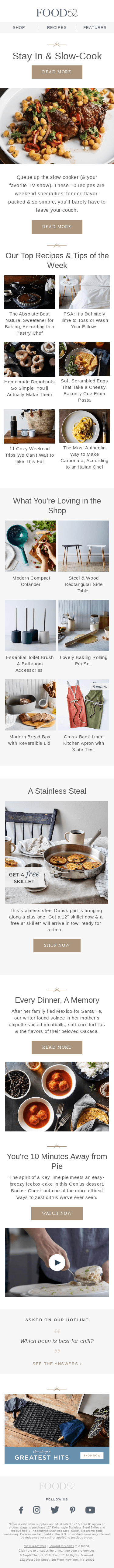 10 slow-cooker recipes made for fall TV binges.