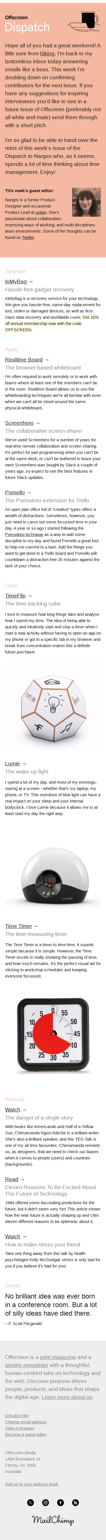 11 / A time-tracking cube and a browser-based whiteboard