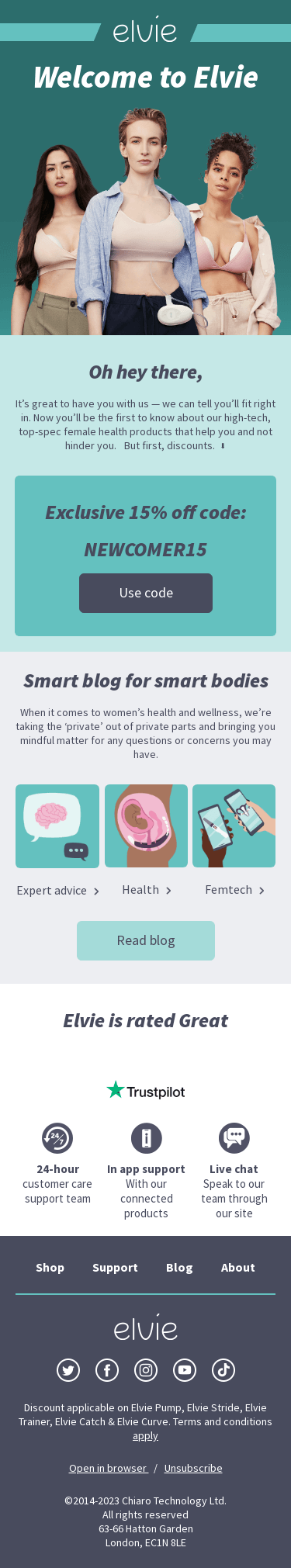 15% discount code inside