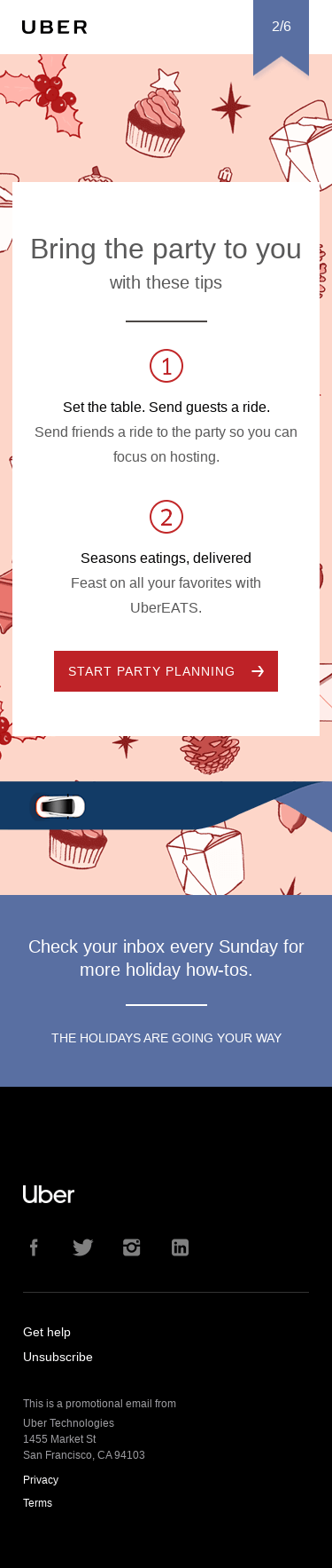 2 tips for bringing the holiday party to you 🍴🎉