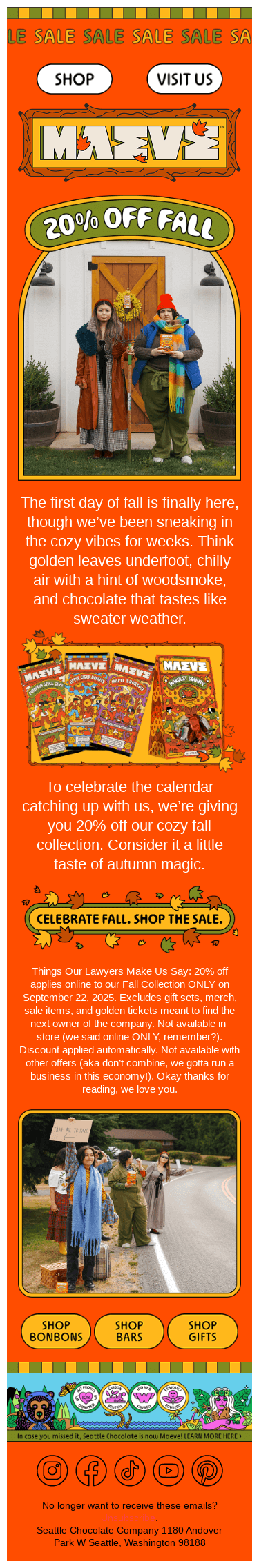 20% Off Fall Favorites 🍂 (Your PSL Can’t Compete)