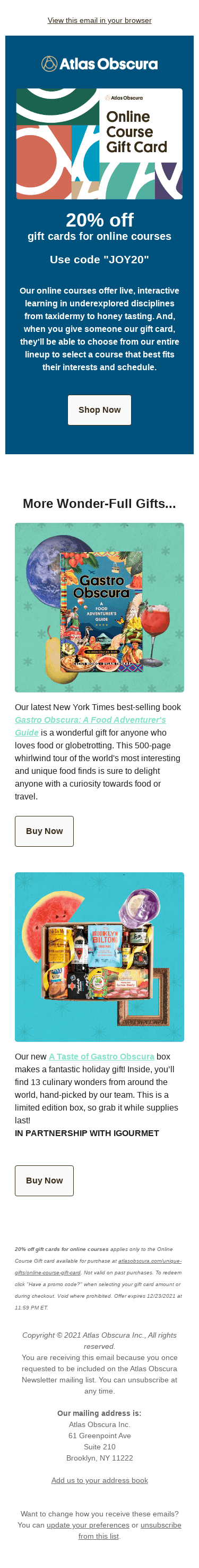 🎄 20% Off Gift Cards For Online Courses