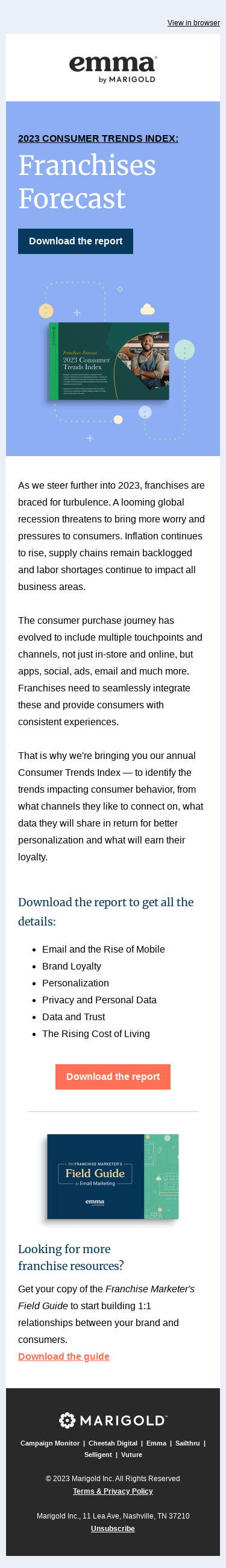 2023 Franchises Forecast: Get the latest consumer trends