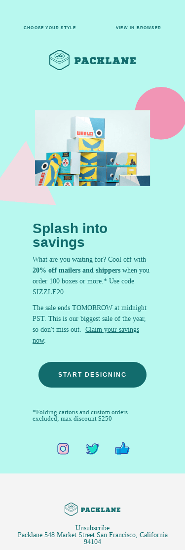 24 hours left to save BIG 💵