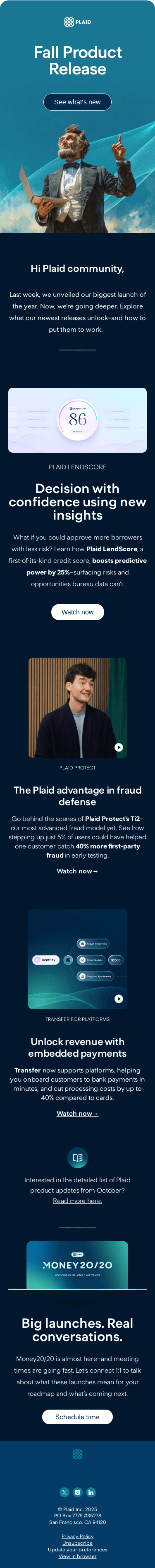 3 new products. 3 deep dives. Watch now.