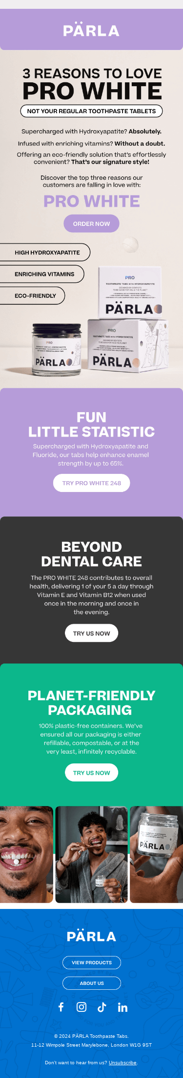 3 reasons to love our PRO WHITE