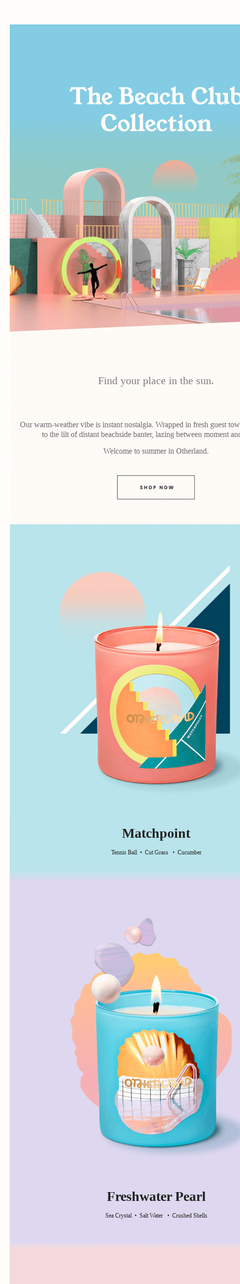 ☀️ 3 Scents for Summer: The Beach Club Collection is here!