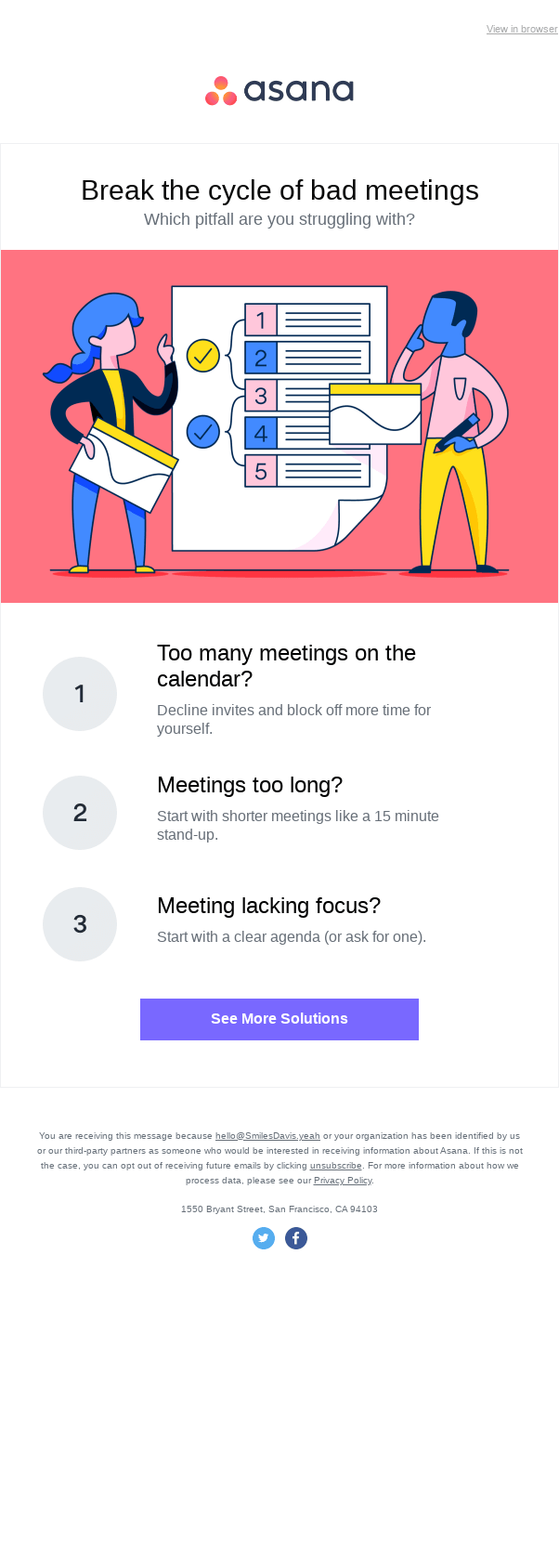 47% of employees don’t think meetings are productive