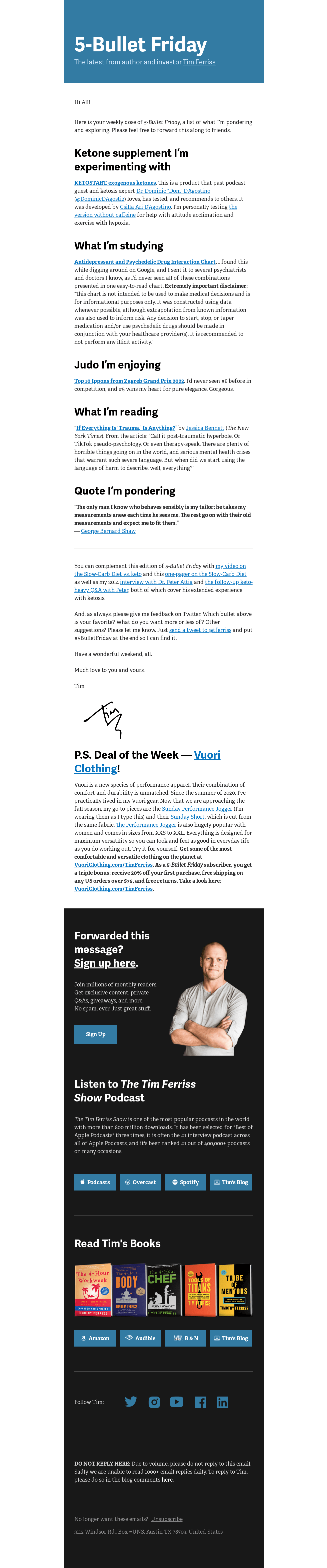 5-Bullet Friday — September 23, 2022