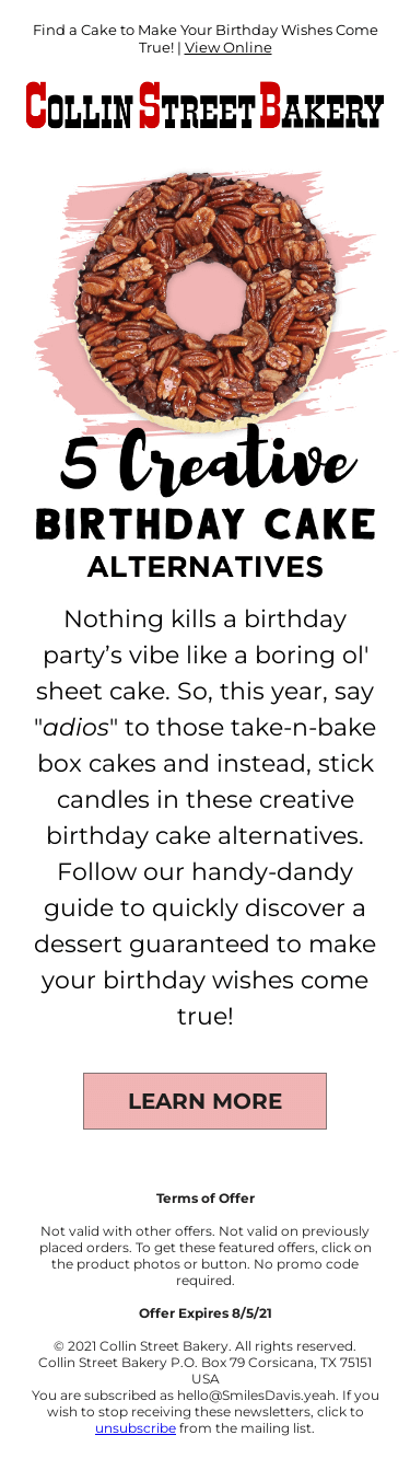 5 Creative Birthday Cake Alternatives