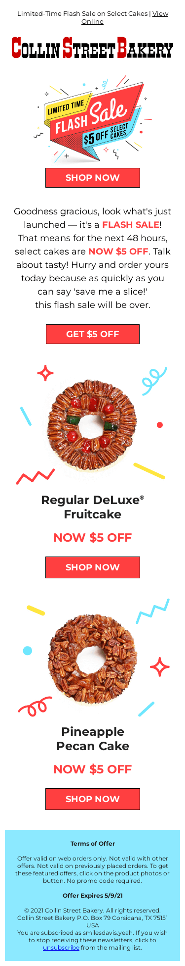 $5 OFF — $5 OFF — $5 OFF