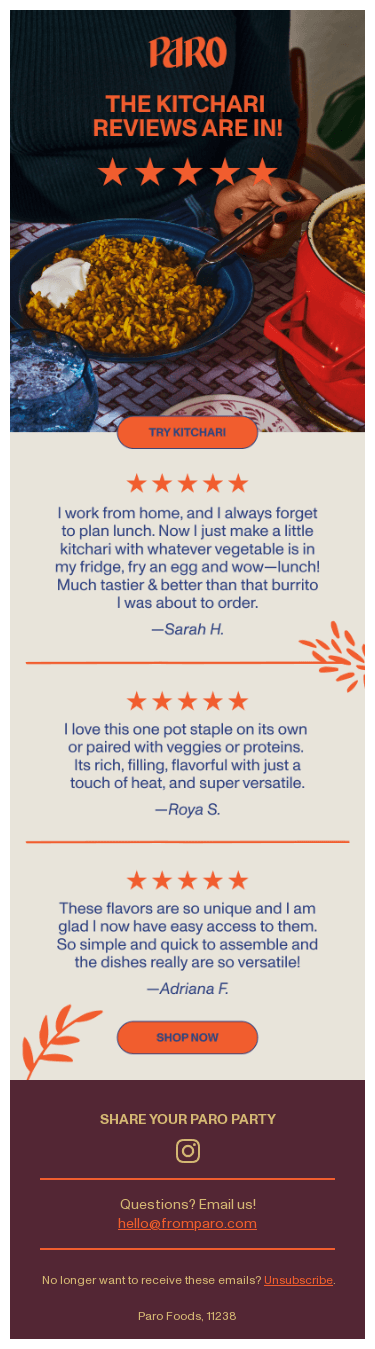 5 ⭐️ reviews: “So simple and quick to assemble…”