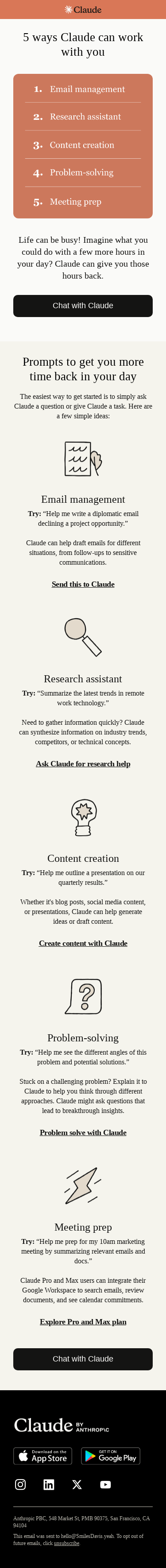 5 ways Claude can work with you (2/5)