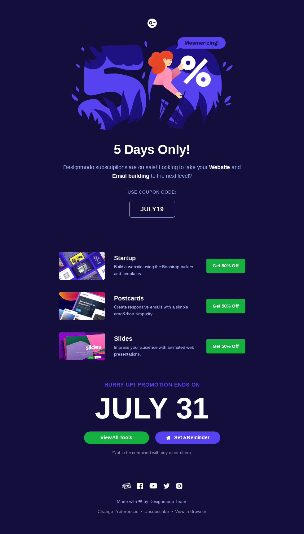 (50% OFF) All Plans Discounted: Website & Email Builders! 🔥