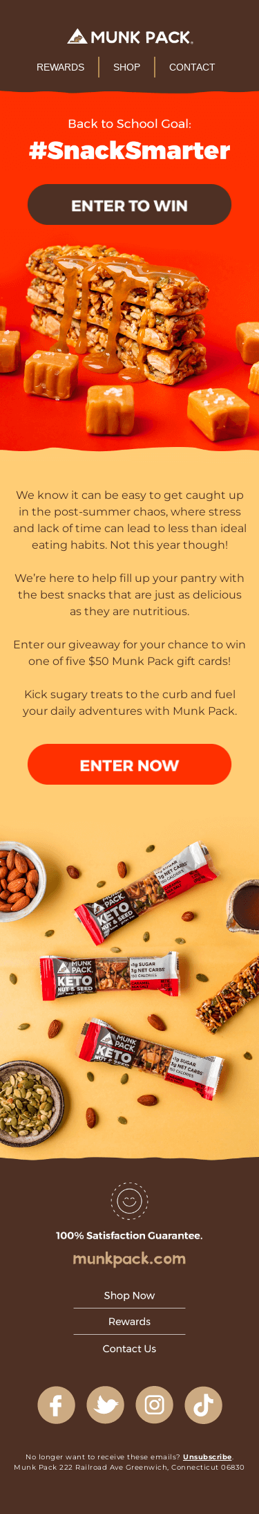 $50 toward your favorite snacks