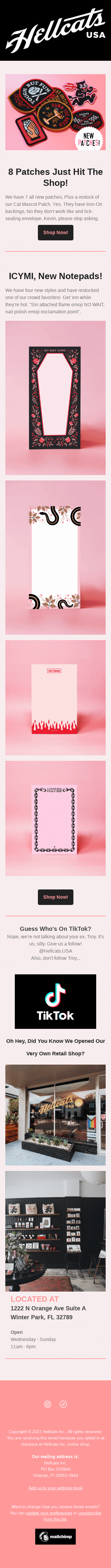 8 New Patches, Just Dropped!