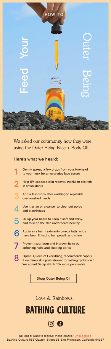 8 ways to feed your Outer Being